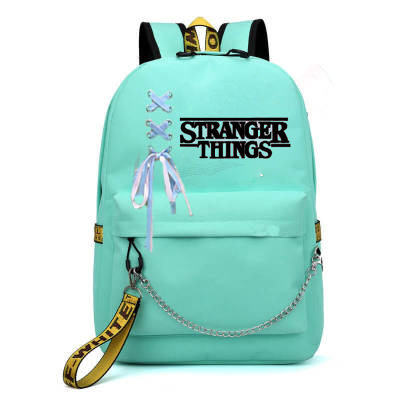 Cross border New American TV Series Stranger Story Backpack USB Charging Night Light Backpack for Middle School Students Cross border New American TV Series Stranger Story Backpack USB Charging Night Light Backpack for Middle School Students