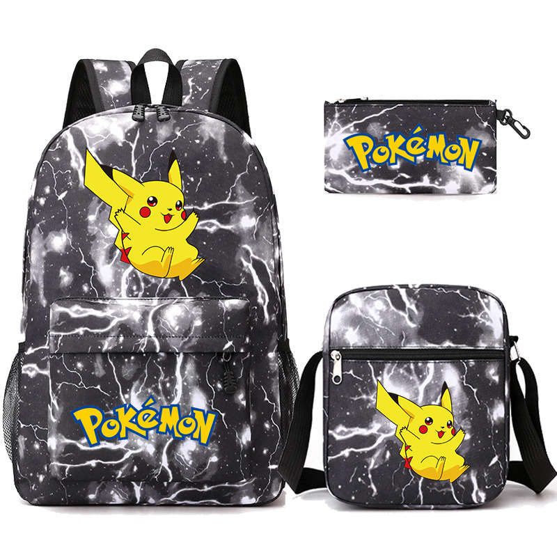 Cross border Amazon backpack, teenage student backpack, three piece set, pencil case, crossbody bag Cross border Amazon backpack, teenage student backpack, three piece set, pencil case, crossbody bag
