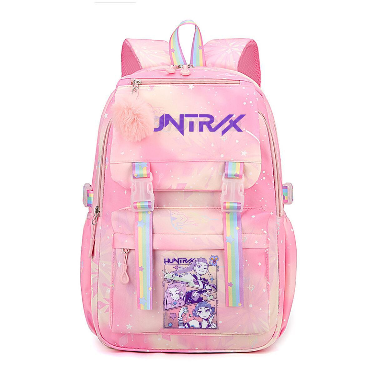 Amazon's new witch hunt printed student backpack cross-border popular cartoon KPop student backpack lightweight Amazon's new witch hunt printed student backpack cross-border popular cartoon KPop student backpack lightweight