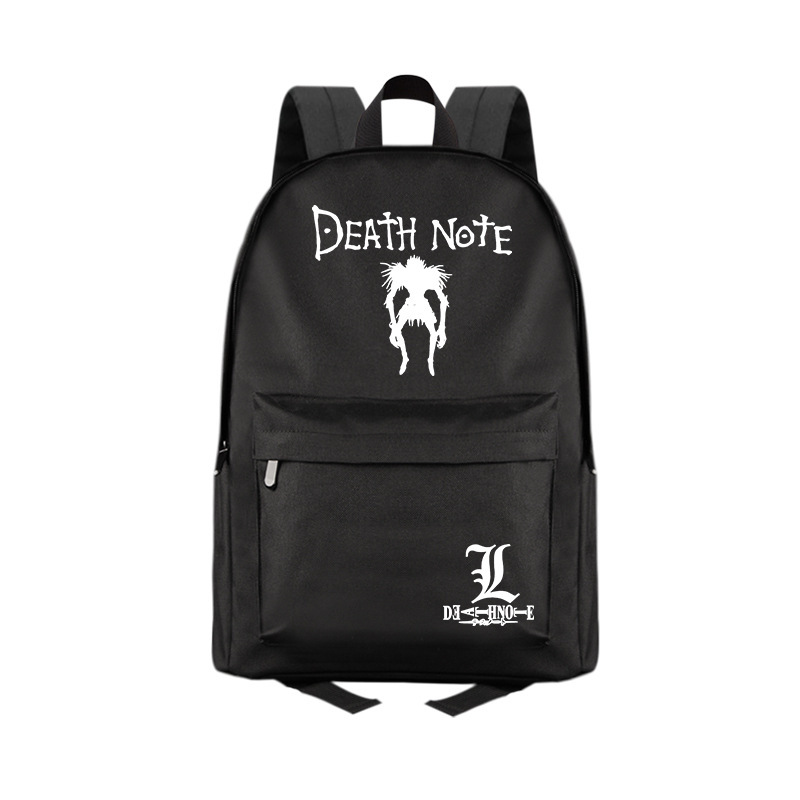 Death Note Anime Peripheral Backpack Male and Female Students Daily Backpack Computer Travel Backpack Death Note Anime Peripheral Backpack Male and Female Students Daily Backpack Computer Travel Backpack