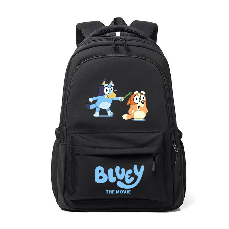 2024 Bluey new student backpack with large capacity for both men and women, lightweight and cute DIY backpack 2024 Bluey new student backpack with large capacity for both men and women, lightweight and cute DIY backpack