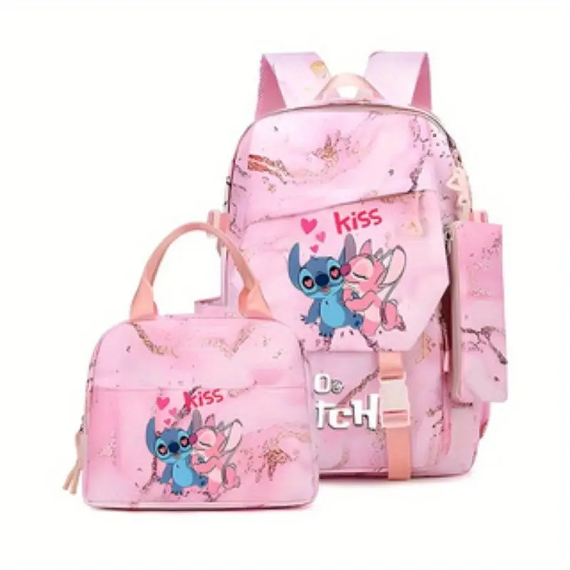 New Stitch Student Backpack for the Start of School Season, Lightweight and Load Reducing, Large Capacity Backpack for Boys and Girls in Grades 1-6 New Stitch Student Backpack for the Start of School Season, Lightweight and Load Reducing, Large Capacity Backpack for Boys and Girls in Grades 1-6