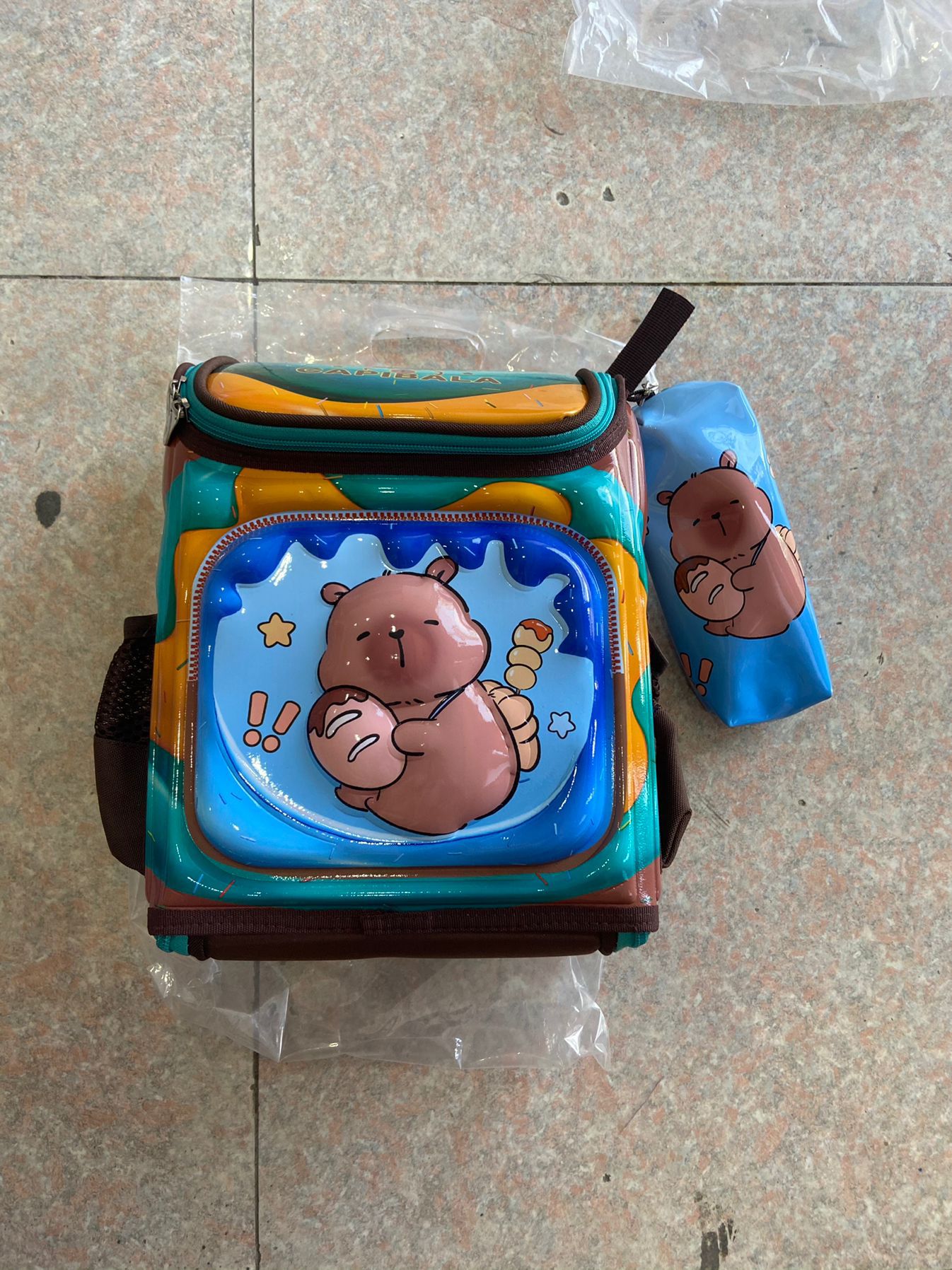 Cross border kindergarten backpack fully open shaped space bag 2.3.4 year old children's backpack two-piece set cute cartoon Cross border kindergarten backpack fully open shaped space bag 2.3.4 year old children's backpack two-piece set cute cartoon