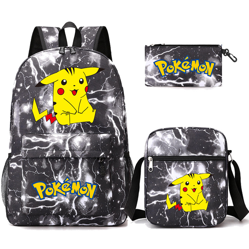 Cross border Amazon backpack, teenage student backpack, three piece set, pencil case, crossbody bag Cross border Amazon backpack, teenage student backpack, three piece set, pencil case, crossbody bag