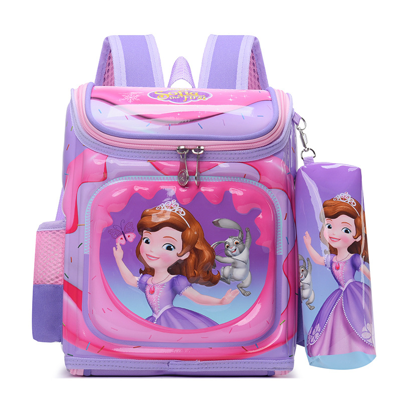 Cross border kindergarten backpack fully open shaped space bag 2.3.4 year old children's backpack two-piece set cute cartoon Cross border kindergarten backpack fully open shaped space bag 2.3.4 year old children's backpack two-piece set cute cartoon