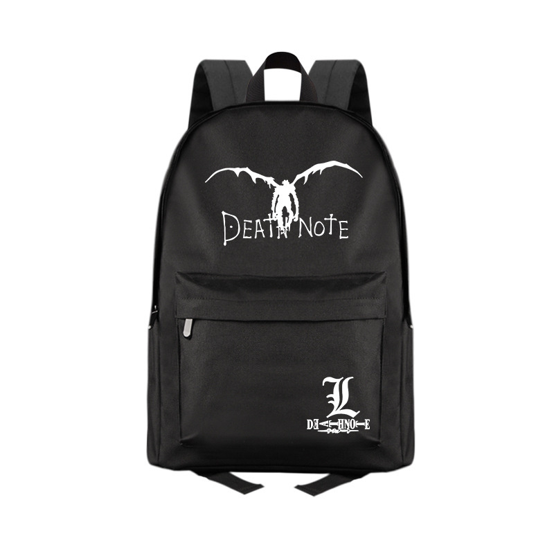 Death Note Anime Peripheral Backpack Male and Female Students Daily Backpack Computer Travel Backpack Death Note Anime Peripheral Backpack Male and Female Students Daily Backpack Computer Travel Backpack