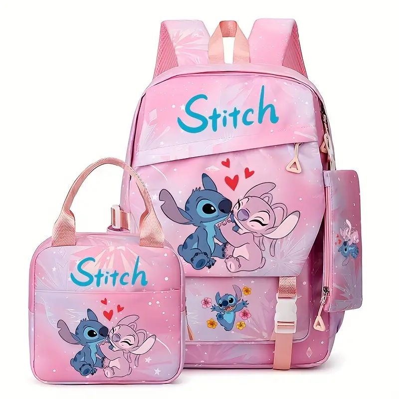 New Stitch Student Backpack for the Start of School Season, Lightweight and Load Reducing, Large Capacity Backpack for Boys and Girls in Grades 1-6 New Stitch Student Backpack for the Start of School Season, Lightweight and Load Reducing, Large Capacity Backpack for Boys and Girls in Grades 1-6