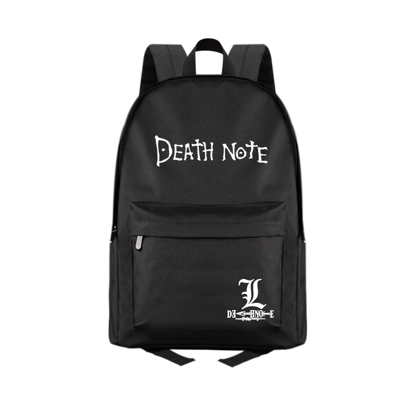 Death Note Anime Peripheral Backpack Male and Female Students Daily Backpack Computer Travel Backpack Death Note Anime Peripheral Backpack Male and Female Students Daily Backpack Computer Travel Backpack