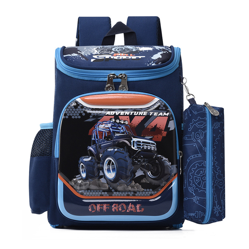 Foreign trade kindergarten backpack two-piece set with large capacity, fully open space bag for 3-6 years old, 3D hard shell cartoon backpack, direct sales Foreign trade kindergarten backpack two-piece set with large capacity, fully open space bag for 3-6 years old, 3D hard shell cartoon backpack, direct sales