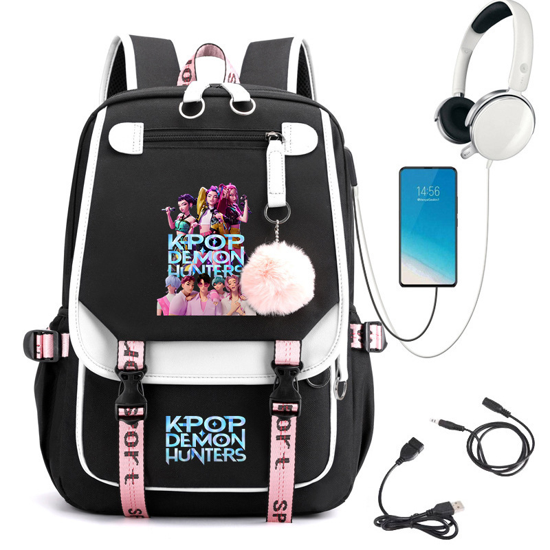 Witch Hunt Group Korean printed high school student campus backpack outdoor travel backpack cross-border hot sales 0712 Witch Hunt Group Korean printed high school student campus backpack outdoor travel backpack cross-border hot sales 0712
