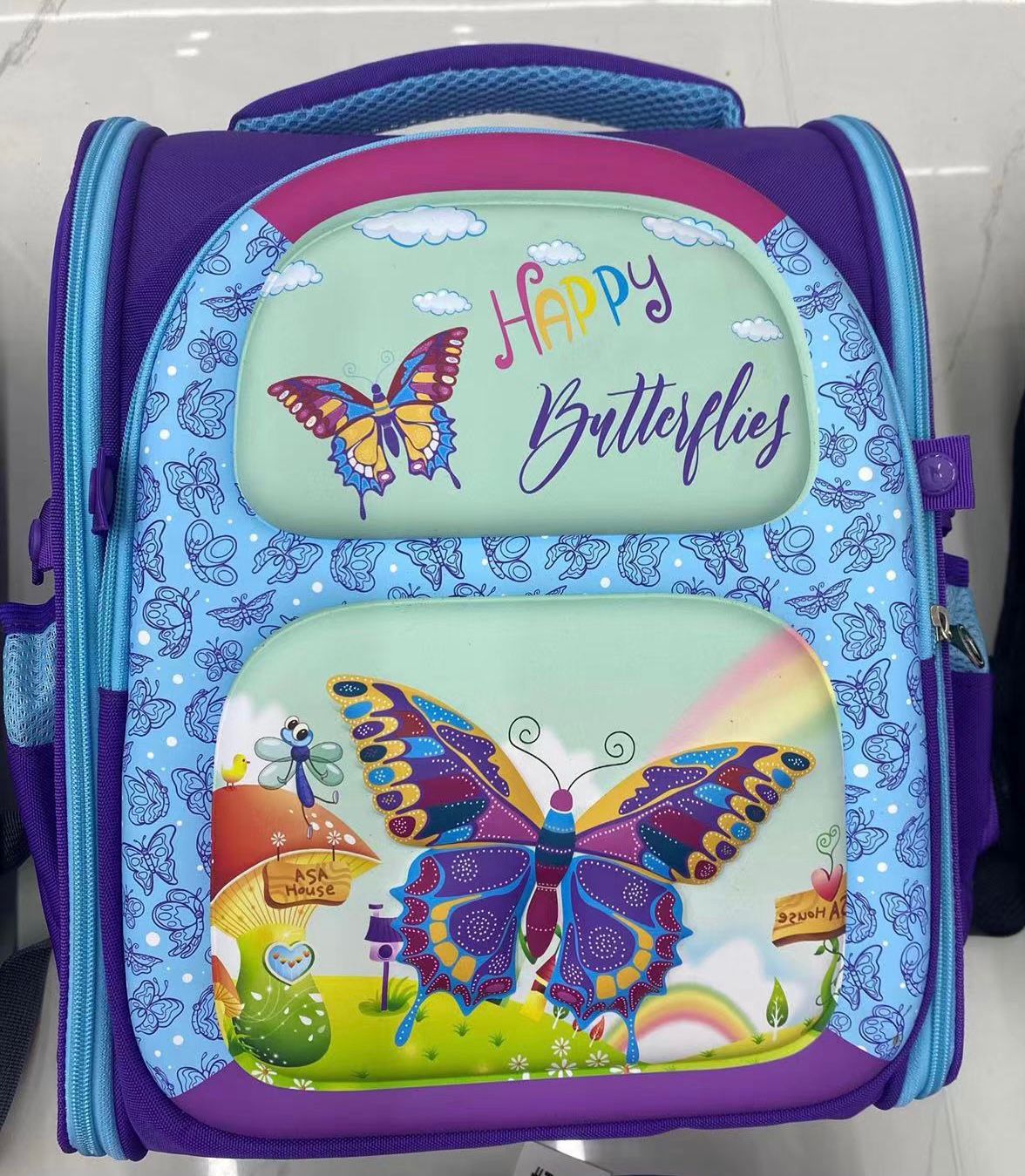 Foreign Trade Student Backpack Large Capacity Primary School Student Backpack 1.2.3.4 Grade Cute Cartoon Backpack Children's Bag Foreign Trade Student Backpack Large Capacity Primary School Student Backpack 1.2.3.4 Grade Cute Cartoon Backpack Children's Bag