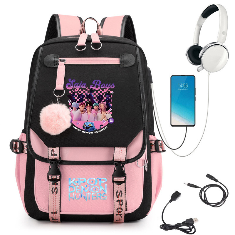 Witch Hunt Group Korean printed high school student campus backpack outdoor travel backpack cross-border hot sales 0712 Witch Hunt Group Korean printed high school student campus backpack outdoor travel backpack cross-border hot sales 0712