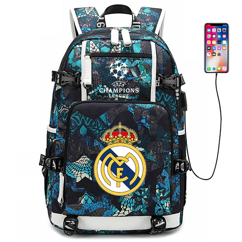Champions League football backpack Real Madrid Borussia Dortmund backpack Manchester City Manchester United Liverpool sports backpack Champions League football backpack Real Madrid Borussia Dortmund backpack Manchester City Manchester United Liverpool sports backpack