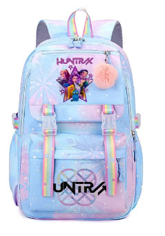 Amazon's new witch hunt printed student backpack cross-border popular cartoon KPop student backpack lightweight Amazon's new witch hunt printed student backpack cross-border popular cartoon KPop student backpack lightweight