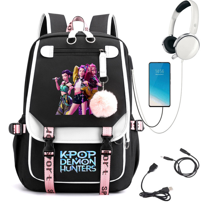 Witch Hunt Group Korean printed high school student campus backpack outdoor travel backpack cross-border hot sales 0712 Witch Hunt Group Korean printed high school student campus backpack outdoor travel backpack cross-border hot sales 0712