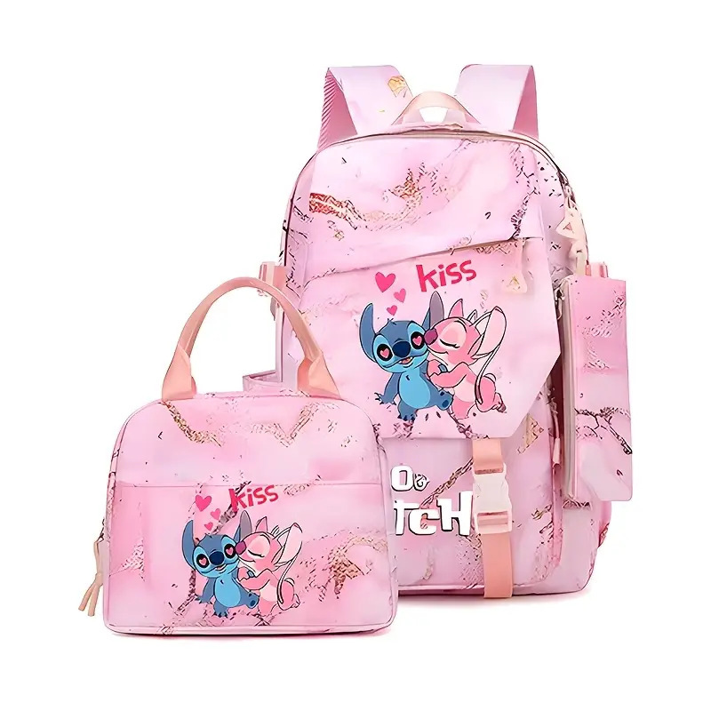 New Stitch Student Backpack for the Start of School Season, Lightweight and Load Reducing, Large Capacity Backpack for Boys and Girls in Grades 1-6 New Stitch Student Backpack for the Start of School Season, Lightweight and Load Reducing, Large Capacity Backpack for Boys and Girls in Grades 1-6