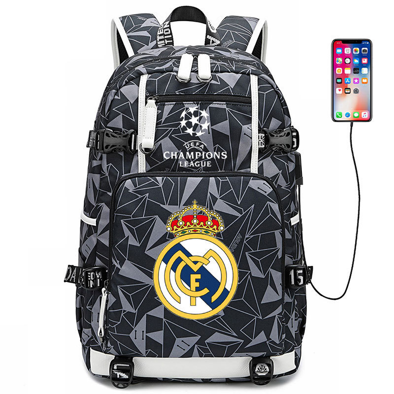 Champions League football backpack Real Madrid Borussia Dortmund backpack Manchester City Manchester United Liverpool sports backpack Champions League football backpack Real Madrid Borussia Dortmund backpack Manchester City Manchester United Liverpool sports backpack