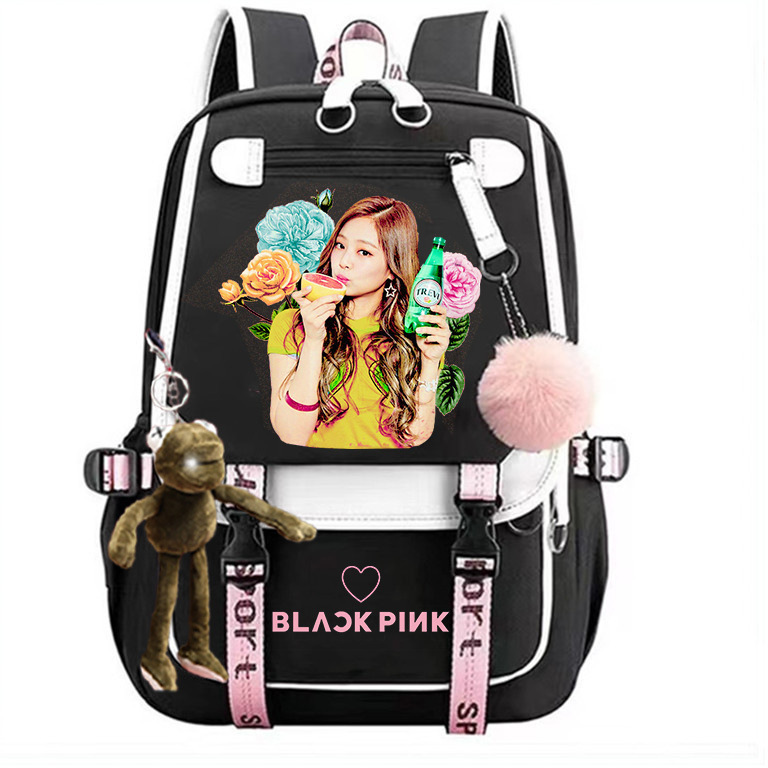 Junior high school student backpack, girls' casual simple backpack, contrasting canvas bag, multi-layer computer bag, men's bag, women's bag Junior high school student backpack, girls' casual simple backpack, contrasting canvas bag, multi-layer computer bag, men's bag, women's bag