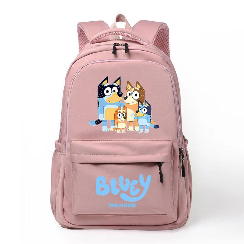 2024 Bluey new student backpack with large capacity for both men and women, lightweight and cute DIY backpack 2024 Bluey new student backpack with large capacity for both men and women, lightweight and cute DIY backpack