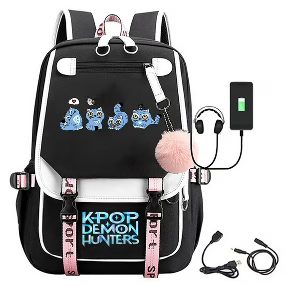 Witch Hunt Group Korean printed high school student campus backpack outdoor travel backpack cross-border hot sales 0712 Witch Hunt Group Korean printed high school student campus backpack outdoor travel backpack cross-border hot sales 0712