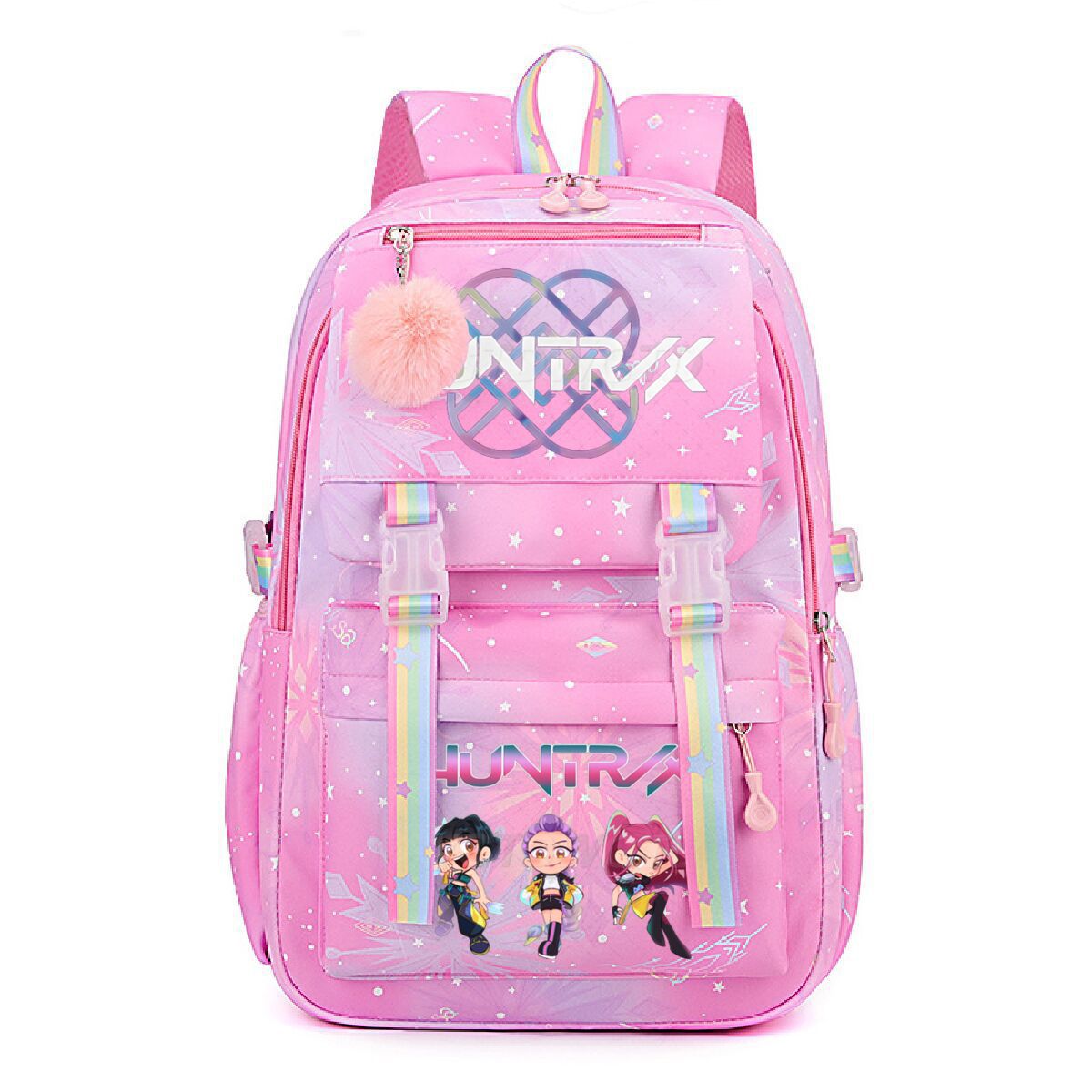 Amazon's new witch hunt printed student backpack cross-border popular cartoon KPop student backpack lightweight Amazon's new witch hunt printed student backpack cross-border popular cartoon KPop student backpack lightweight