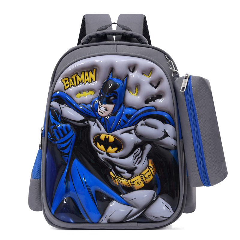 Foreign trade elementary school student backpack two-piece set 3D hard shell backpack for grades 1-3, cartoon bag, cross-border backpack Foreign trade elementary school student backpack two-piece set 3D hard shell backpack for grades 1-3, cartoon bag, cross-border backpack