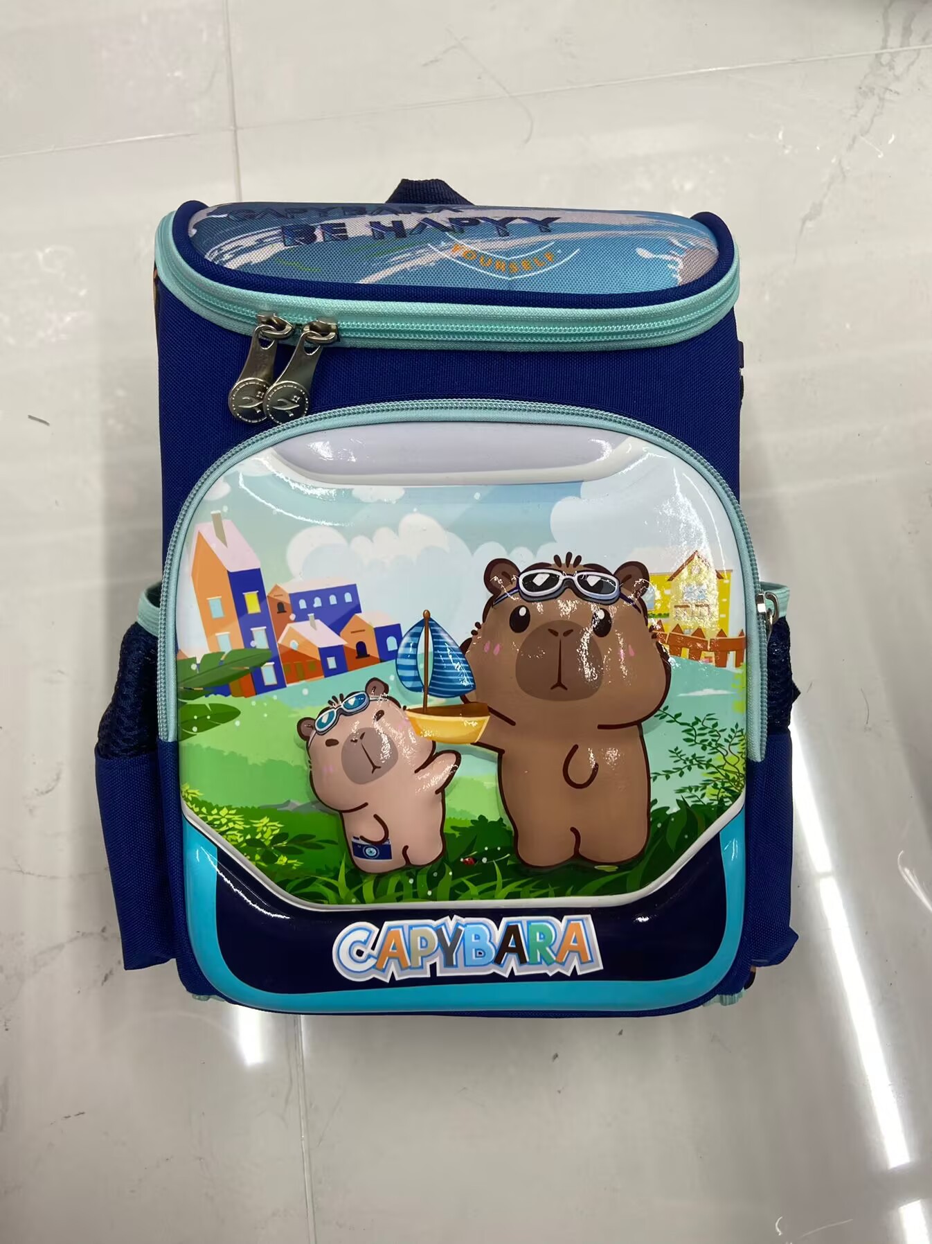 Foreign trade kindergarten backpack two-piece set with large capacity, fully open space bag for 3-6 years old, 3D hard shell cartoon backpack, direct sales Foreign trade kindergarten backpack two-piece set with large capacity, fully open space bag for 3-6 years old, 3D hard shell cartoon backpack, direct sales