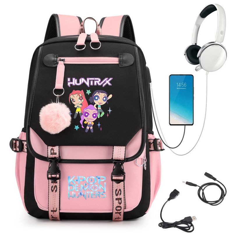 Witch Hunt Group Korean printed high school student campus backpack outdoor travel backpack cross-border hot sales 0712 Witch Hunt Group Korean printed high school student campus backpack outdoor travel backpack cross-border hot sales 0712