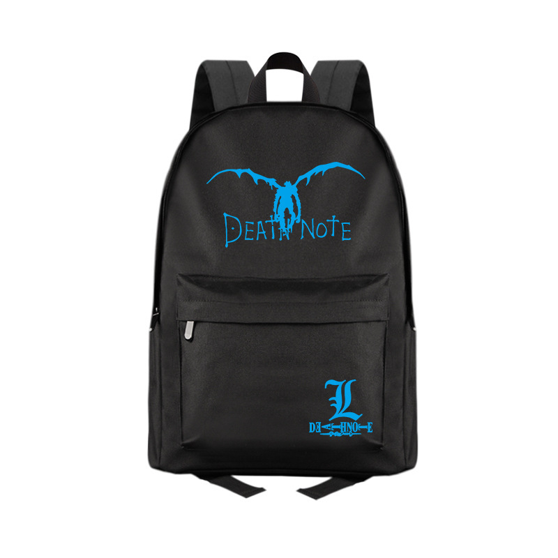 Death Note Anime Peripheral Backpack Male and Female Students Daily Backpack Computer Travel Backpack Death Note Anime Peripheral Backpack Male and Female Students Daily Backpack Computer Travel Backpack