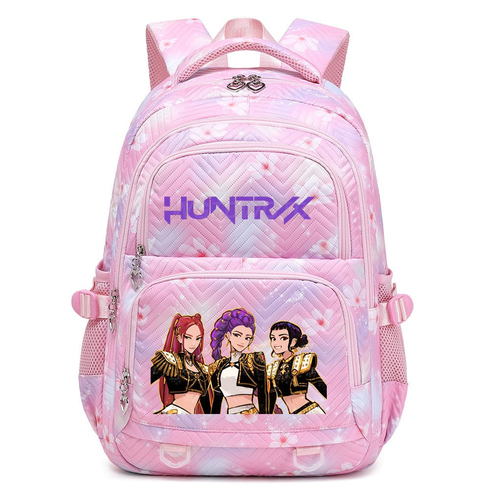 Kpop Witch Hunt: Large capacity backpack for primary and secondary school students, cross-border Korean version, trendy, lightweight and fashionable backpack