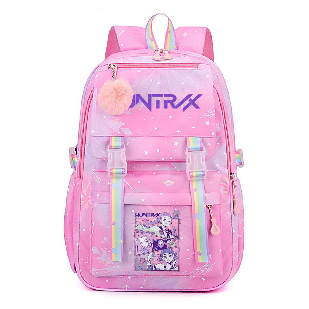 Amazon's new witch hunt printed student backpack cross-border popular cartoon KPop student backpack lightweight Amazon's new witch hunt printed student backpack cross-border popular cartoon KPop student backpack lightweight