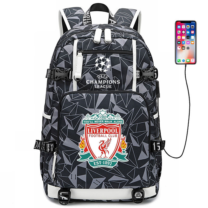 Champions League football backpack Real Madrid Borussia Dortmund backpack Manchester City Manchester United Liverpool sports backpack Champions League football backpack Real Madrid Borussia Dortmund backpack Manchester City Manchester United Liverpool sports backpack