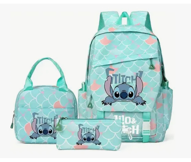 New Stitch Student Backpack for the Start of School Season, Lightweight and Load Reducing, Large Capacity Backpack for Boys and Girls in Grades 1-6 New Stitch Student Backpack for the Start of School Season, Lightweight and Load Reducing, Large Capacity Backpack for Boys and Girls in Grades 1-6