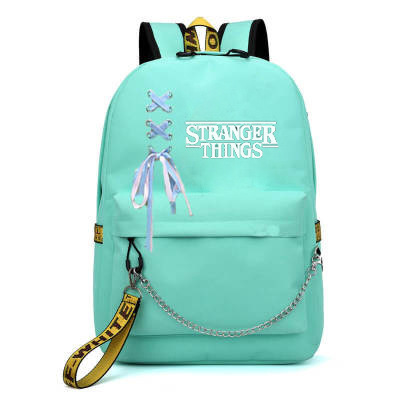 Cross border New American TV Series Stranger Story Backpack USB Charging Night Light Backpack for Middle School Students Cross border New American TV Series Stranger Story Backpack USB Charging Night Light Backpack for Middle School Students