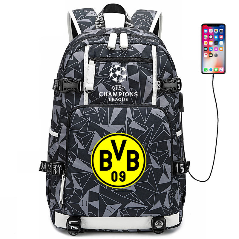 Champions League football backpack Real Madrid Borussia Dortmund backpack Manchester City Manchester United Liverpool sports backpack Champions League football backpack Real Madrid Borussia Dortmund backpack Manchester City Manchester United Liverpool sports backpack