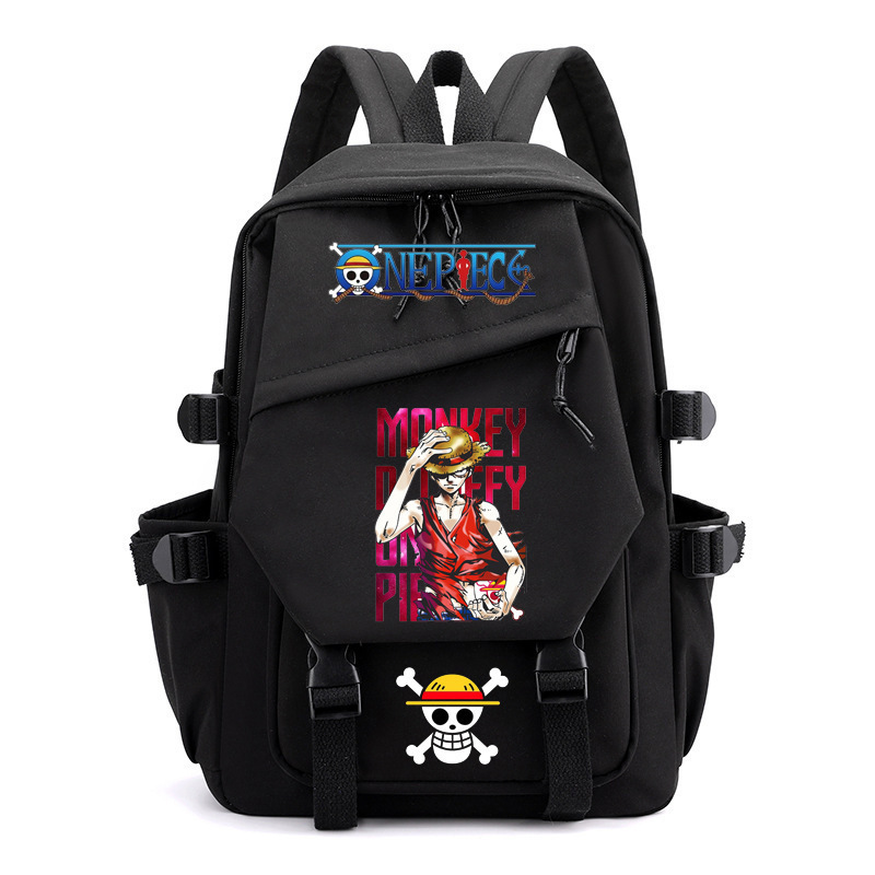 Cross border anime peripheral One Piece Luffy backpack Japanese retro backpack Junior high school backpack Computer bag Cross border anime peripheral One Piece Luffy backpack Japanese retro backpack Junior high school backpack Computer bag