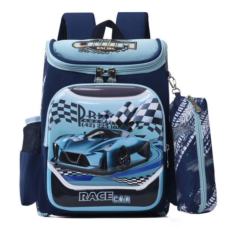 Foreign trade kindergarten backpack two-piece set with large capacity, fully open space bag for 3-6 years old, 3D hard shell cartoon backpack, direct sales Foreign trade kindergarten backpack two-piece set with large capacity, fully open space bag for 3-6 years old, 3D hard shell cartoon backpack, direct sales