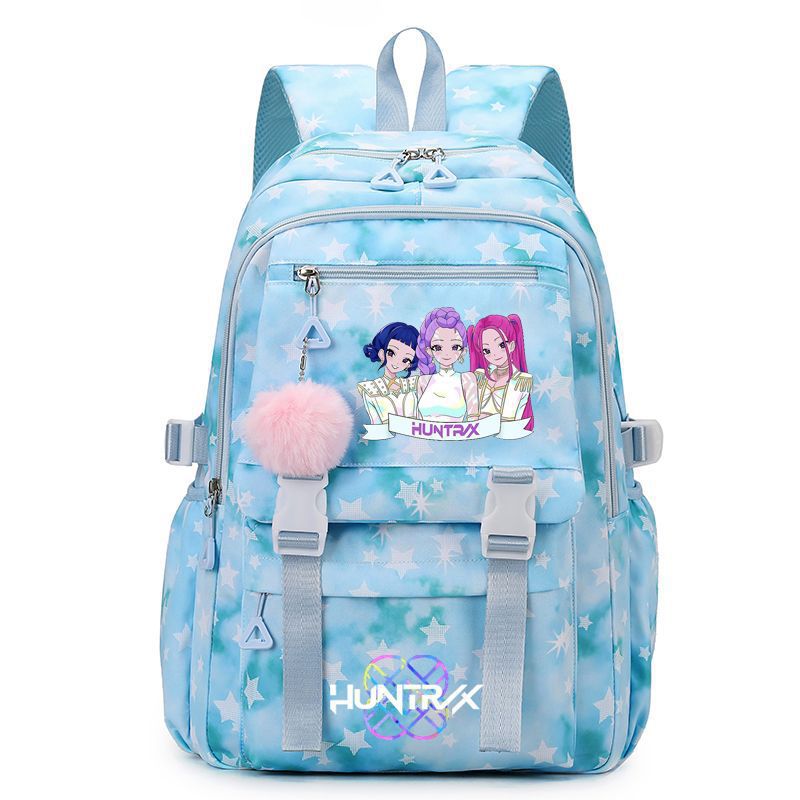 New KPOP Demon Hunters Movie Printed Backpack Student Campus Backpack