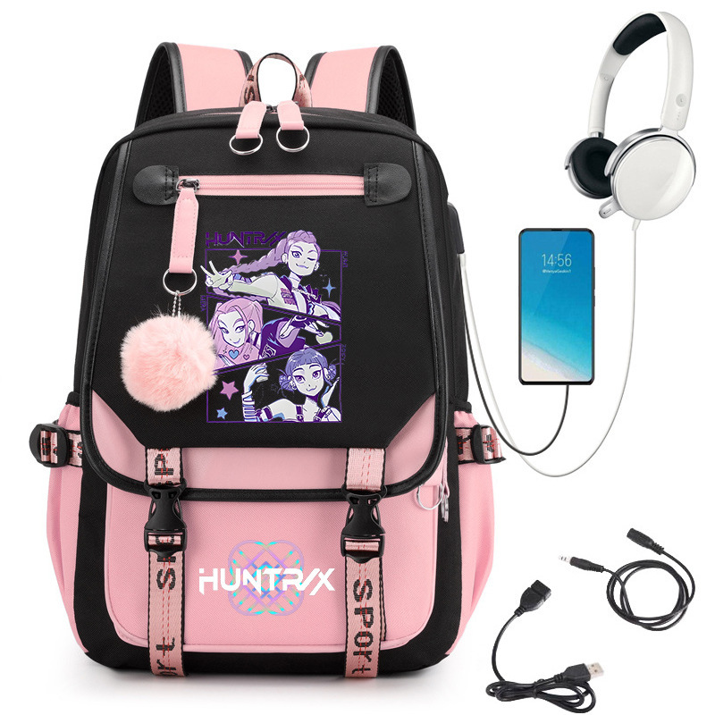 Witch Hunt Group Korean printed high school student campus backpack outdoor travel backpack cross-border hot sales 0712 Witch Hunt Group Korean printed high school student campus backpack outdoor travel backpack cross-border hot sales 0712
