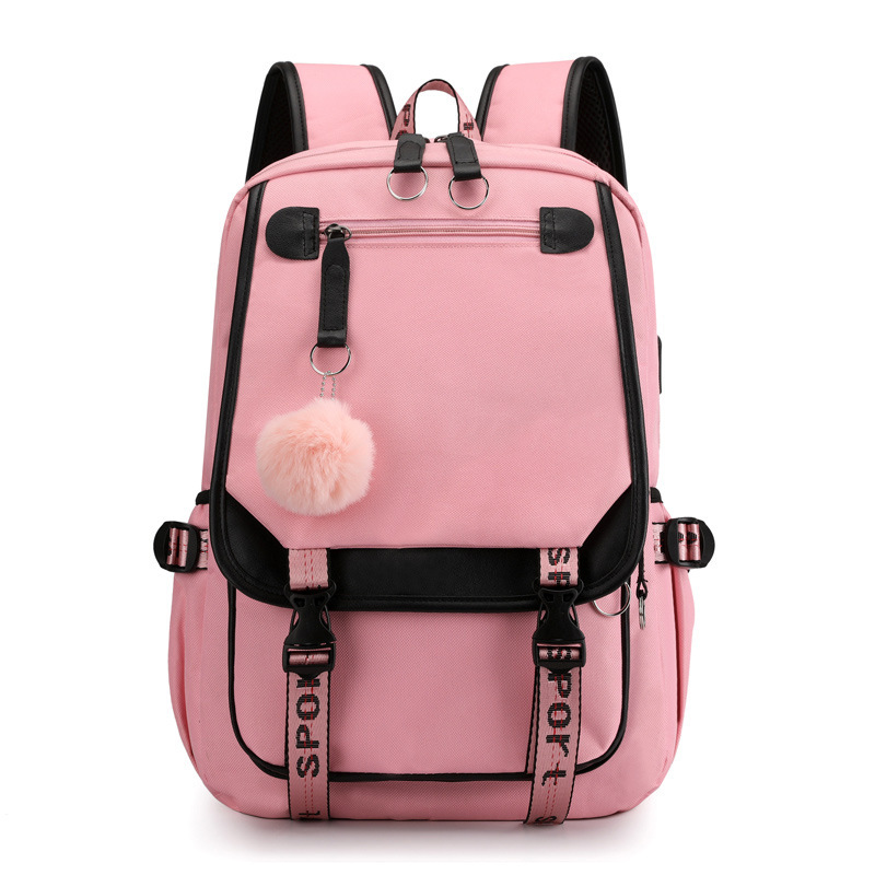 Korean girl group Kim Ji soo, Kim Jenny, Park Choi young printed backpack, backpack, large capacity USB interface, student Korean girl group Kim Ji soo, Kim Jenny, Park Choi young printed backpack, backpack, large capacity USB interface, student