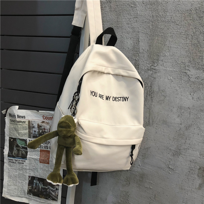 High school student backpack, female Korean version, college student, junior high school student, large capacity trendy travel backpack, male foreign trade backpack High school student backpack, female Korean version, college student, junior high school student, large capacity trendy travel backpack, male foreign trade backpack