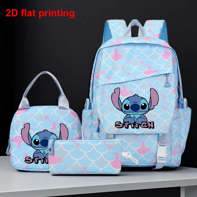 New Stitch Student Backpack for the Start of School Season, Lightweight and Load Reducing, Large Capacity Backpack for Boys and Girls in Grades 1-6 New Stitch Student Backpack for the Start of School Season, Lightweight and Load Reducing, Large Capacity Backpack for Boys and Girls in Grades 1-6