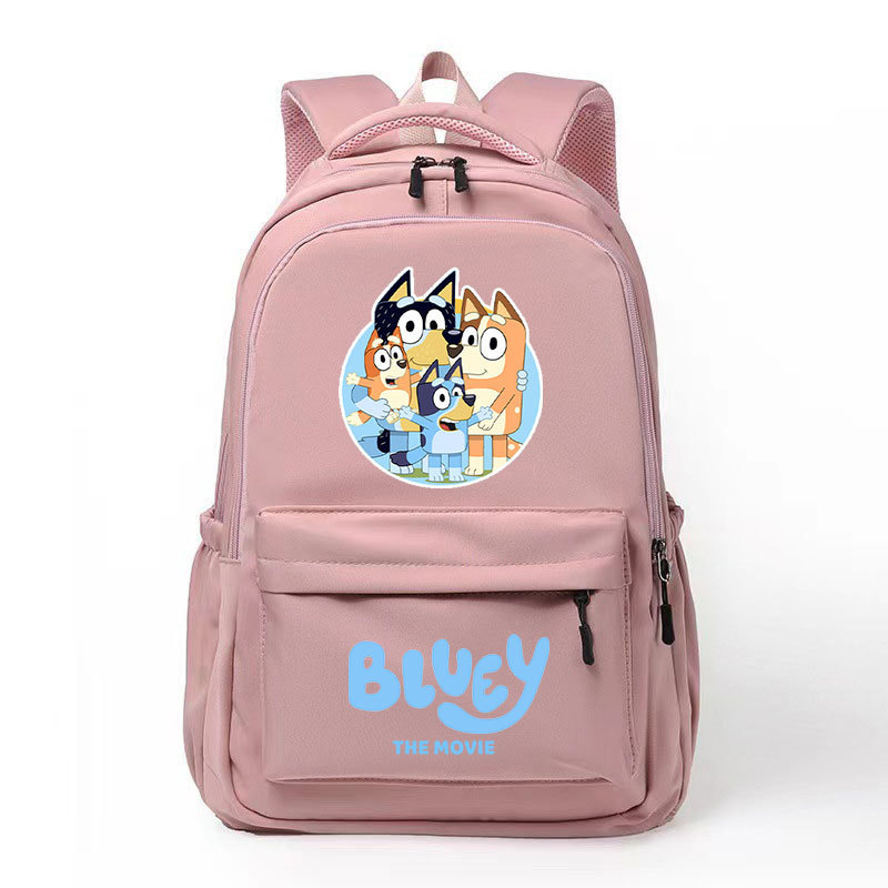 2024 Bluey new student backpack with large capacity for both men and women, lightweight and cute DIY backpack 2024 Bluey new student backpack with large capacity for both men and women, lightweight and cute DIY backpack