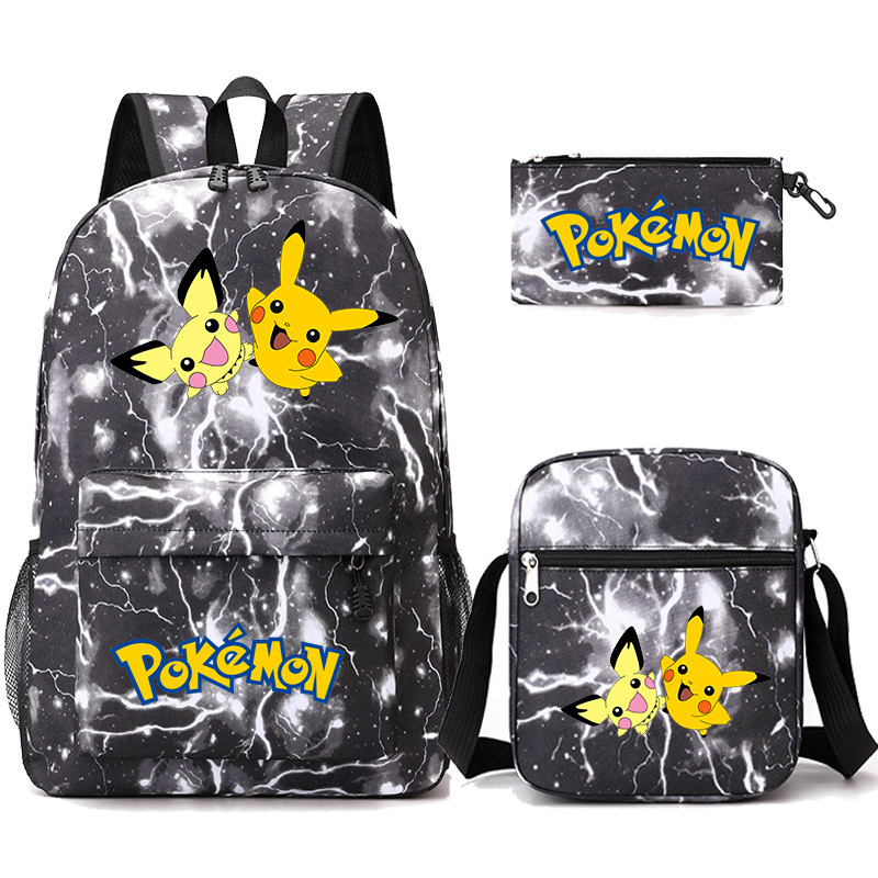 Cross border Amazon backpack, teenage student backpack, three piece set, pencil case, crossbody bag Cross border Amazon backpack, teenage student backpack, three piece set, pencil case, crossbody bag