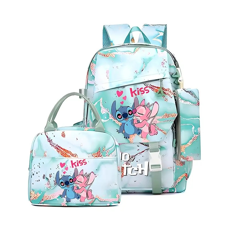 New Stitch Student Backpack for the Start of School Season, Lightweight and Load Reducing, Large Capacity Backpack for Boys and Girls in Grades 1-6 New Stitch Student Backpack for the Start of School Season, Lightweight and Load Reducing, Large Capacity Backpack for Boys and Girls in Grades 1-6