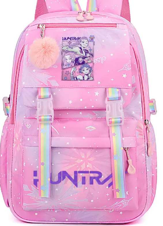 Amazon's new witch hunt printed student backpack cross-border popular cartoon KPop student backpack lightweight Amazon's new witch hunt printed student backpack cross-border popular cartoon KPop student backpack lightweight
