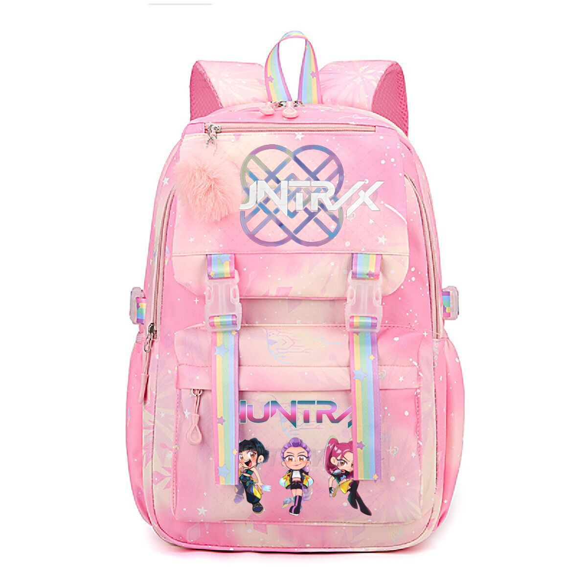 Amazon's new witch hunt printed student backpack cross-border popular cartoon KPop student backpack lightweight Amazon's new witch hunt printed student backpack cross-border popular cartoon KPop student backpack lightweight