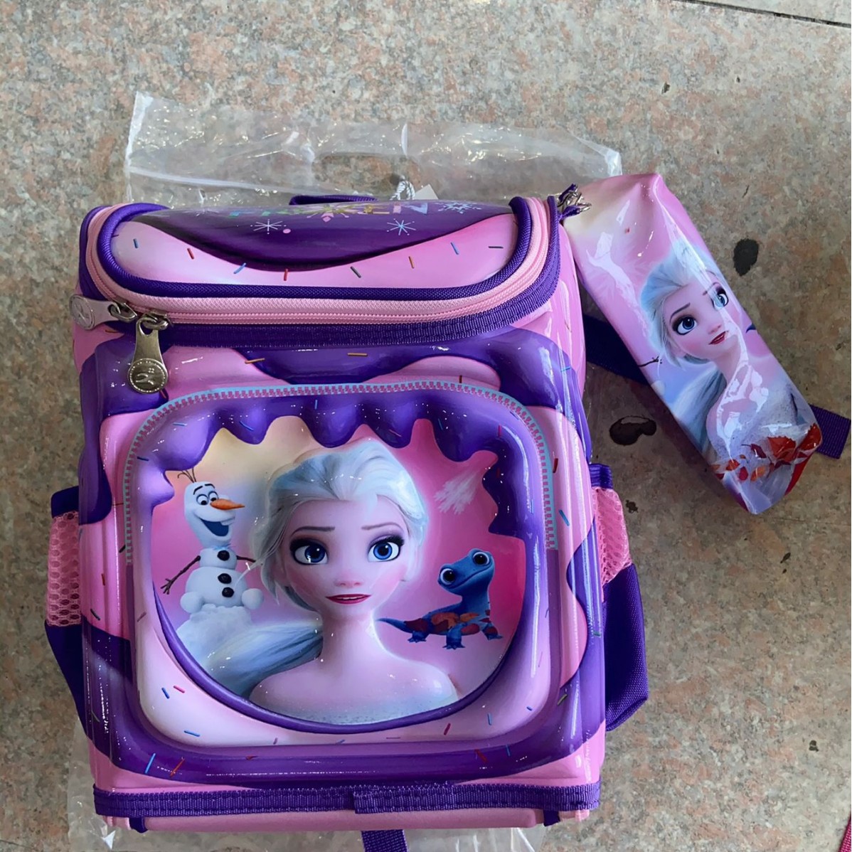 Cross border kindergarten backpack fully open shaped space bag 2.3.4 year old children's backpack two-piece set cute cartoon Cross border kindergarten backpack fully open shaped space bag 2.3.4 year old children's backpack two-piece set cute cartoon