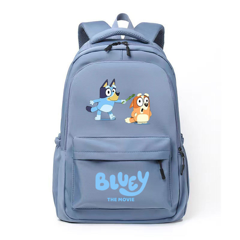 2024 Bluey new student backpack with large capacity for both men and women, lightweight and cute DIY backpack 2024 Bluey new student backpack with large capacity for both men and women, lightweight and cute DIY backpack