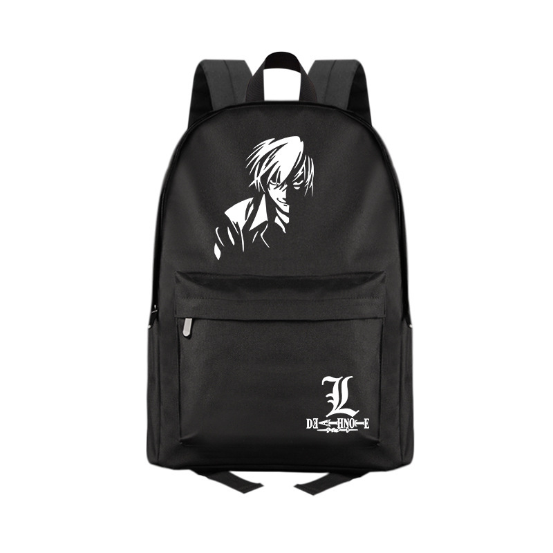 Death Note Anime Peripheral Backpack Male and Female Students Daily Backpack Computer Travel Backpack Death Note Anime Peripheral Backpack Male and Female Students Daily Backpack Computer Travel Backpack